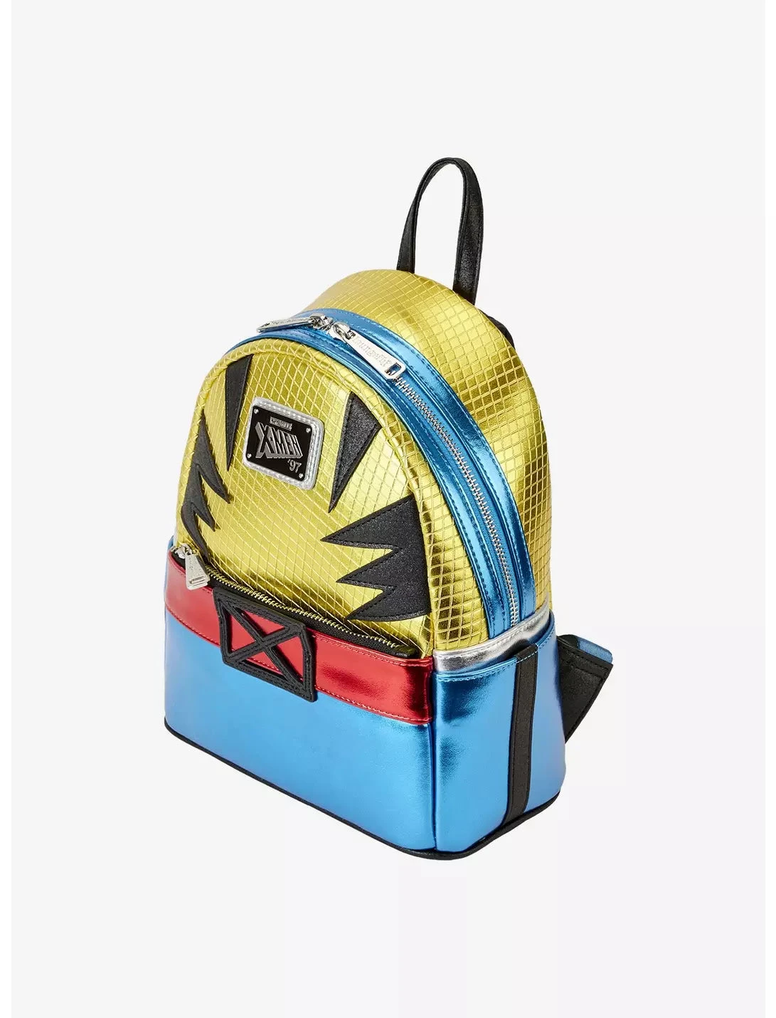 Marvel Mini Backpack X-Men Wolverine Suit Metallic Loungefly 2 Marvel Mini Backpack X-Men Wolverine Suit Metallic Loungefly - Image 2