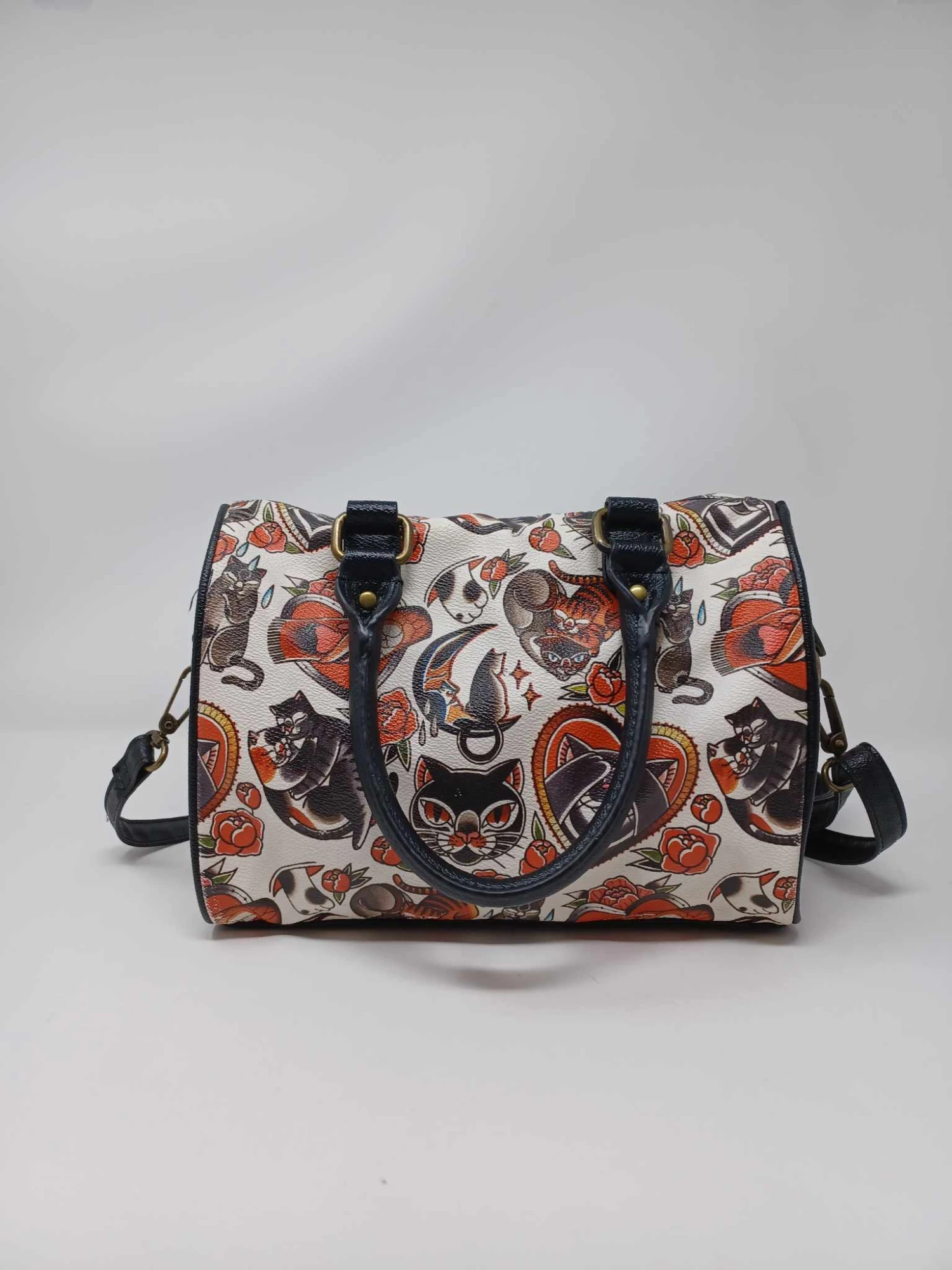 Loungefly Crossbody And Wallet Set Cat Tattoo Flash AOP GUC 3 Loungefly Crossbody And Wallet Set Cat Tattoo Flash AOP GUC - Image 3
