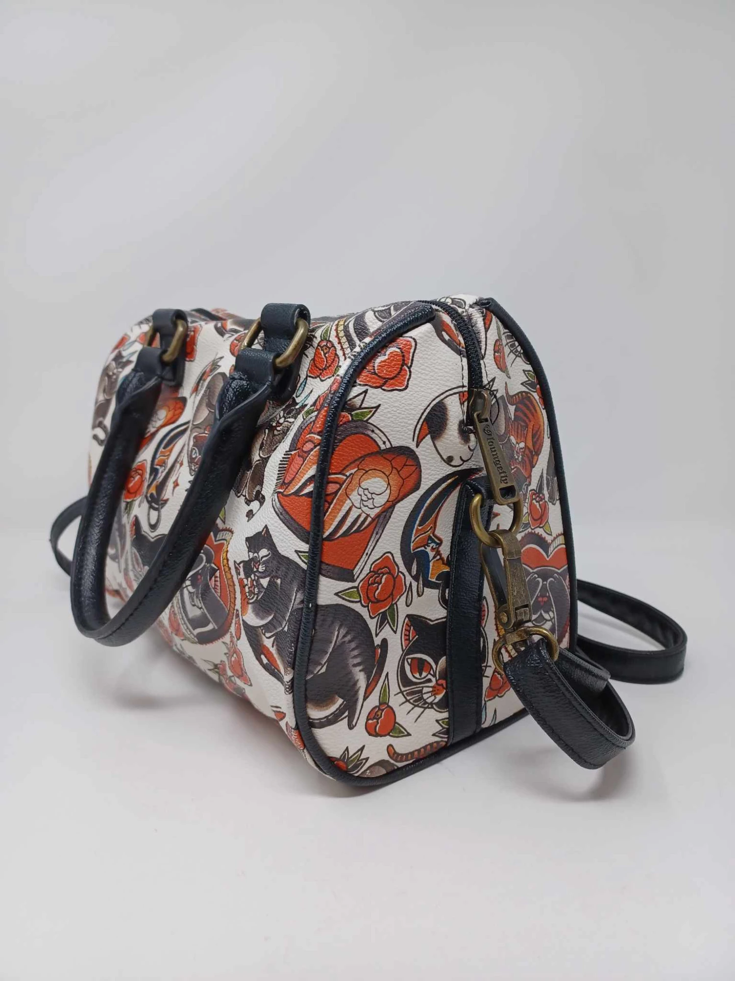 Loungefly Crossbody And Wallet Set Cat Tattoo Flash AOP GUC 4 Loungefly Crossbody And Wallet Set Cat Tattoo Flash AOP GUC - Image 4