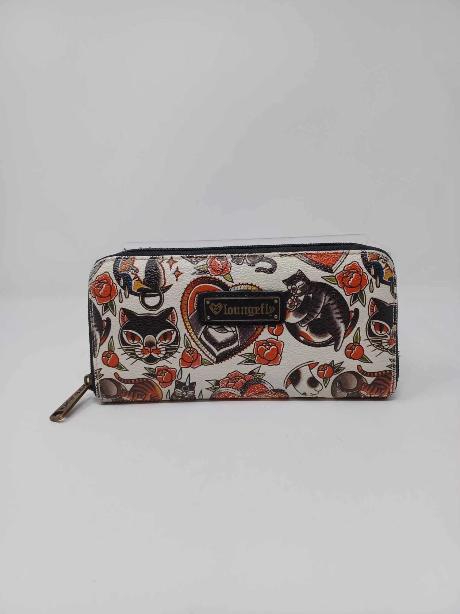 Loungefly Crossbody And Wallet Set Cat Tattoo Flash AOP GUC 6 Loungefly Crossbody And Wallet Set Cat Tattoo Flash AOP GUC - Image 6