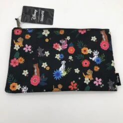 Disney Zipper Pouch Floral Cats AOP Loungefly