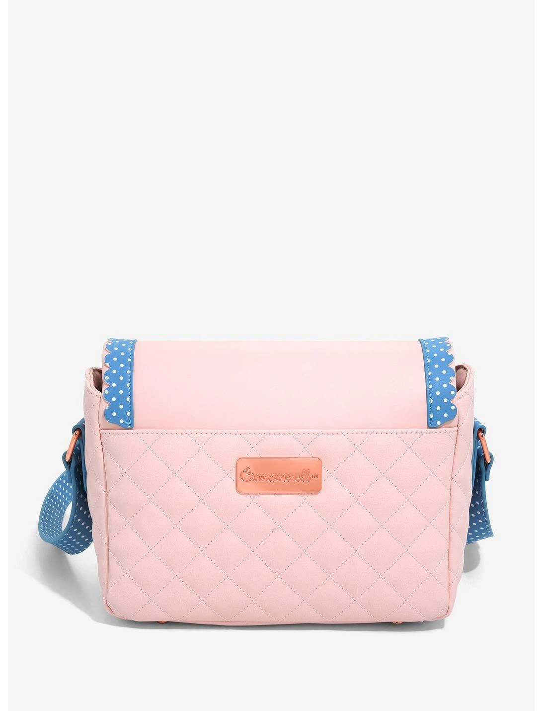 Sanrio Crossbody Quilted Cinnamoroll Strawberry Bioworld 3 Sanrio Crossbody Quilted Cinnamoroll Strawberry Bioworld - Image 3