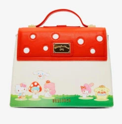 Sanrio Crossbody Hello Kitty And Friends Mushroom House Bioworld -LOUNGEFLY Store hkcb3