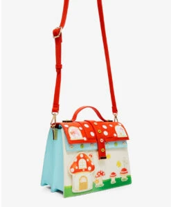 Sanrio Crossbody Hello Kitty And Friends Mushroom House Bioworld -LOUNGEFLY Store hkcb4
