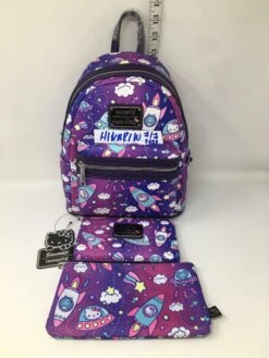Loungefly X Hello Kitty Spaceship Allover-Print Mini Backpack, Wallet And Pouch Set -LOUNGEFLY Store image 17fb0199 f6ff 4c38 a65c 589087f320aa