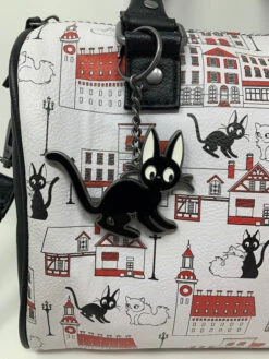 Studio Ghibli Crossbody, Wallet, Bow, And Wristband Set Kiki's Delivery Service Jiji And Lily Town Her Universe -LOUNGEFLY Store kikicb3