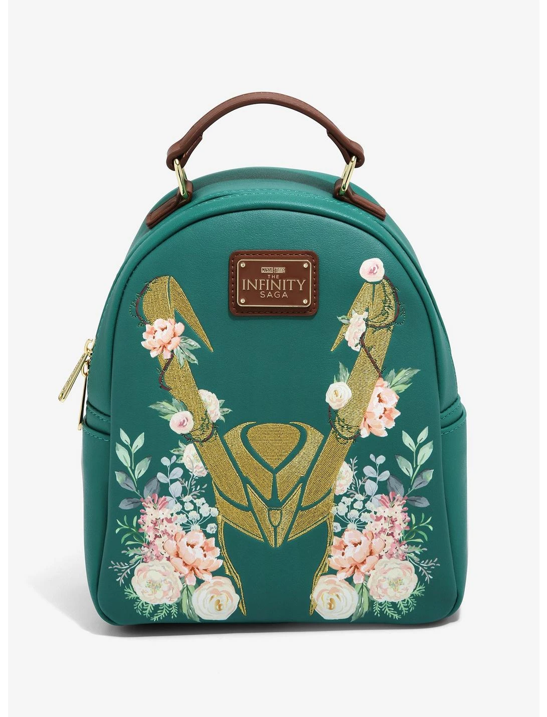 Marvel Mini Backpack Loki Embroidered Floral Loungefly 1 Marvel Mini Backpack Loki Embroidered Floral Loungefly