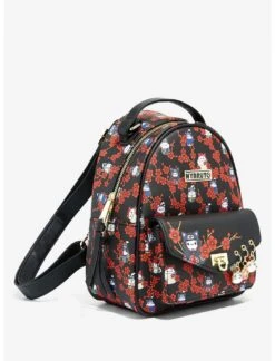 Naruto Mini Backpack Wallet Set Nyaruto Floral Mad Engine -LOUNGEFLY Store nyabpk2