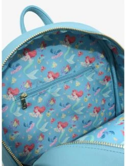 Disney Mini Backpack The Little Mermaid Beach Portrait Loungefly 7 Disney Mini Backpack The Little Mermaid Beach Portrait Loungefly -LOUNGEFLY Store portinside