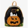Peanuts Mini Backpack Great Pumpkin Snoopy Loungefly