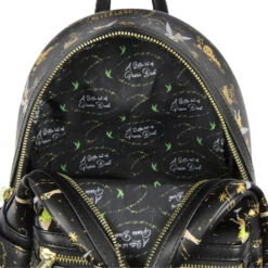 Disney Mini Backpack Tinkerbell Gold Neverland Map AOP Loungefly 7 Disney Mini Backpack Tinkerbell Gold Neverland Map AOP Loungefly -LOUNGEFLY Store tinkergold3
