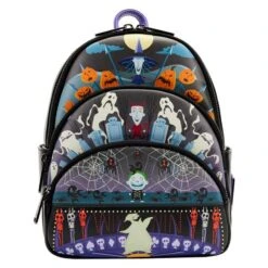 Disney Mini Backpack Nightmare Before Christmas Oogie Boogie GITD Triple Pocket Loungefly