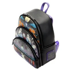Disney Mini Backpack Nightmare Before Christmas Oogie Boogie GITD Triple Pocket Loungefly -LOUNGEFLY Store tpnbcs