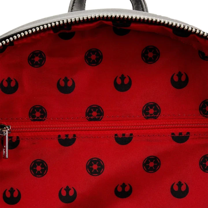 Star Wars Mini Backpack Trilogy 2 Triple Pocket Loungefly 3 Star Wars Mini Backpack Trilogy 2 Triple Pocket Loungefly - Image 3