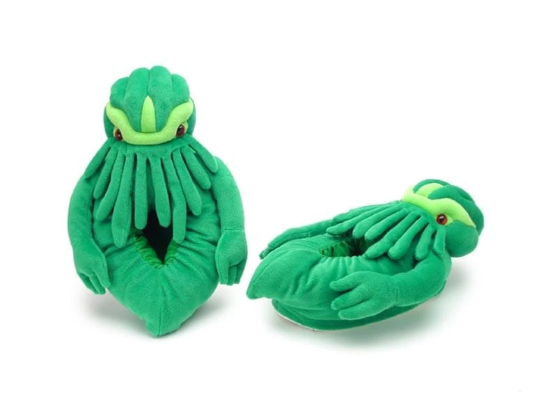 Cthulhu Plush Slippers 1 Cthulhu Plush Slippers